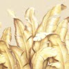 Fotobehang van grote gouden bananenbladeren In Gouden Bladeren voor de woonkamer - afbeelding nummer 2
