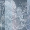 Fototapeta z delikatnym wzorem w różnych odcieniach Błękitny Motyw Roślinny - zdjęcie numer 2