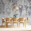 Bloemenmotief Fotobehang paars bloemen voor de woonkamer - belangrijkste product afbeelding