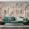 Fotobehang met verticale stengels van exotische planten Bamboegras voor woonkamer - afbeelding hoofdproduct