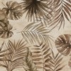 Fotobehang in warme bruintinten met tropisch bloemmotief Exotic Leaves in Sepia - afbeelding nummer 2