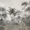 Fototapeta w monochromatycznych barwach z egzotycznym krajobrazem Bezbarwna Dżungla - zdjęcie numer 2