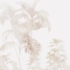 Fotobehang in zachte, lichte tinten, met een bloemmotief Exotic Palm in White - afbeelding nummer 2