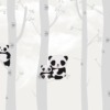 Fototapeta do pokoju dziecięcego w łagodnej, stonowanej kolorystyce Misie Koala Na Drzewach - zdjęcie numer 2
