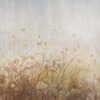 Fotobehang in warme kleuren met bloemmotief Vlinders in de wei - afbeelding nummer 2