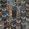 Fototapeta w stylu boho w ciemnych kolorach z niebieskimi akcentami Motyw Kłosów - zdjęcie numer 2