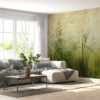 Plantmotief Fotobehang in vetgroene tinten Gras - afbeelding hoofdproduct