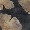 Fotobehang in donkere tinten met elegant motief van Ginkgo-bladeren - afbeelding nummer 2