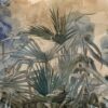 3D-muurschildering met exotisch landschap Blauwe boom in de tropen - afbeelding nummer 2