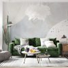 Abstracte Fotobehang in zachte pastelkleuren Heldere kleuren - belangrijkste productafbeelding