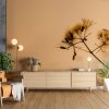 Fotobehang in zonnige kleuren met bloemmotief in close-up Zomerbloem - belangrijkste productfoto