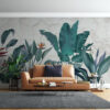 Fotobehang in krachtige tinten met exotisch bloemmotief Strelitzia bloemen - afbeelding hoofdproduct