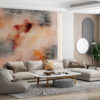 Abstracte Fotobehang in vrolijke kleuren - belangrijkste product afbeelding