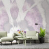 Heldere abstracte kleuren Fotobehang Purple Abstract - belangrijkste product afbeelding
