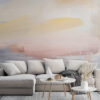 Fotobehang in vrolijke kleuren Pastel Lines - belangrijkste productafbeelding