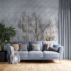 Winterkleurige Fotobehang perfect voor de woonkamer Frost On Plants - belangrijkste product afbeelding