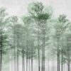 Fotobehang in sappig groen die een adem van de natuur imiteert Green Forest - afbeelding nummer 2