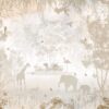 Fotobehang in kleuren perfect voor kinderen met dieren in Afrika Schaduw van Exotische Dieren - afbeelding nummer 2