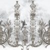 Fotobehang in de vorm van een moderne grafiek met verwijzing naar oude bloemmotieven Elegant Motif - afbeelding nummer 2