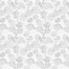 Boho Fotobehang met een universeel bloemmotief op een lichtere achtergrond Grey Clover ideaal voor elk interieur - afbeelding nummer 2