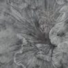 Fotobehang anders dan alle anderen, interieur van een enorme bloem in grijs Dark Flower - afbeelding nummer 2