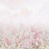 Boho stijl, gebloemde, delicate Roze Tuin Fotobehang - afbeelding nummer 2