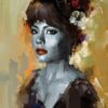 Fotobehang Abstracte Vrouw - Afbeelding 2