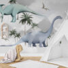 Jurassic Park-muurschildering voor kinderen