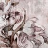 Fotobehang Bloemen Grijs Beige - Afbeelding 2