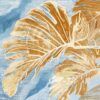 Fotobehang Gouden blad Monstera - Afbeelding 2