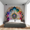 Fotobehang Regenboog Mandala