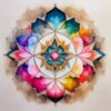 Fotobehang Regenboog Mandala - Afbeelding 2