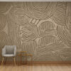 Muurschilderingen in bruin en beige