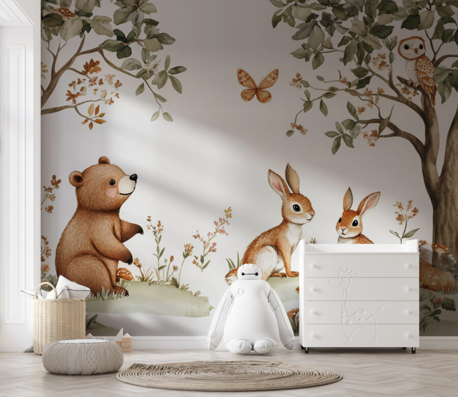 Behang Dieren in de Glade