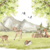 Fotobehang Dieren op een Picknick - Afbeelding 2