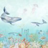 Muurschildering onderwaterwereld - Afbeelding 2