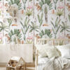 Muurschildering Exotisch Patroon