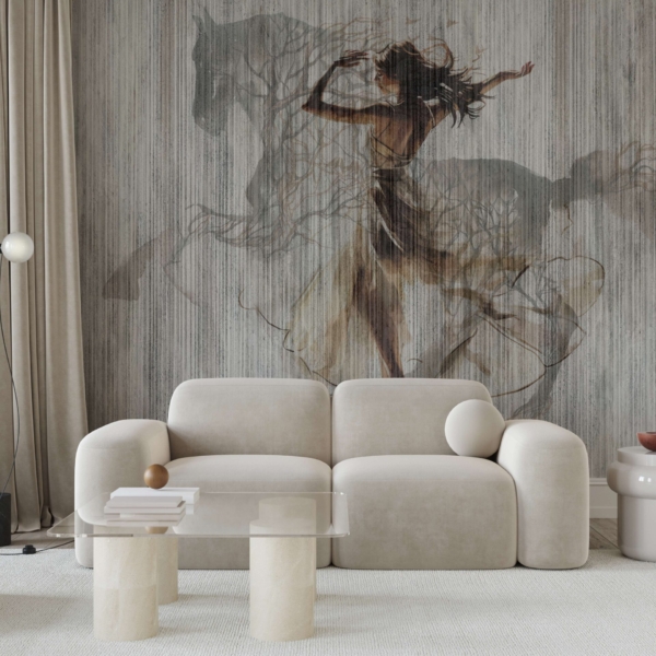 Fotobehang Dans van de natuur