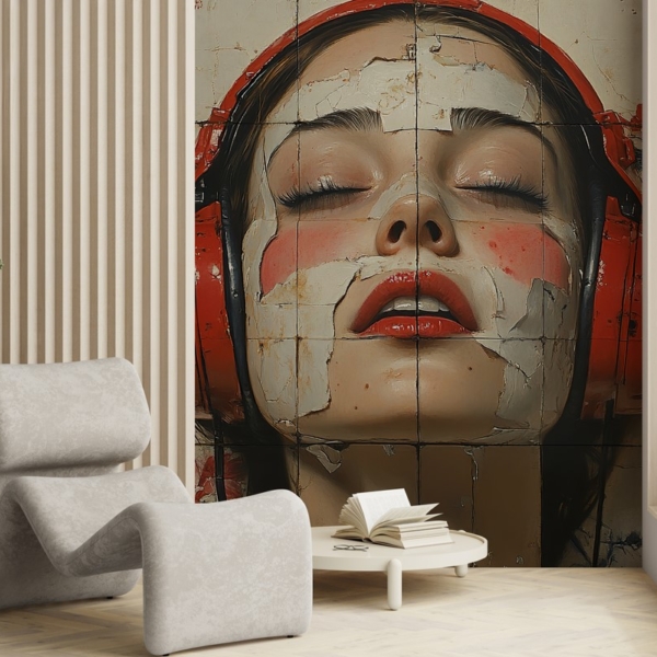 Fotobehang Muzikale Mozaïekdroom