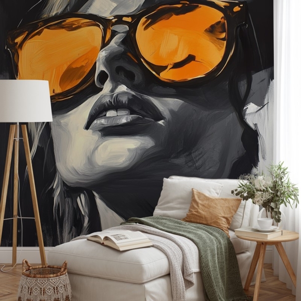 Fotobehang Een weerspiegeling van de wereld