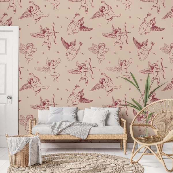 Fotobehang Cupido vol liefde