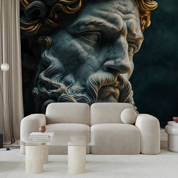 Fotobehang De macht van Zeus