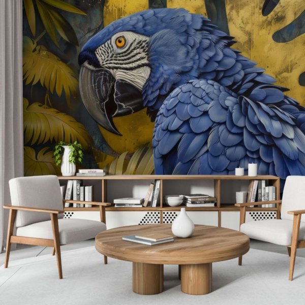 Fotobehang Blauwe elegantie