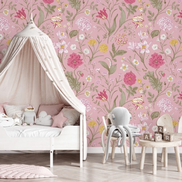 Fotobehang Romantische tuin