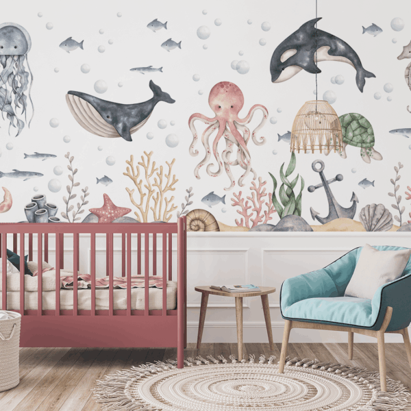 Fotobehang Diepzeeteam