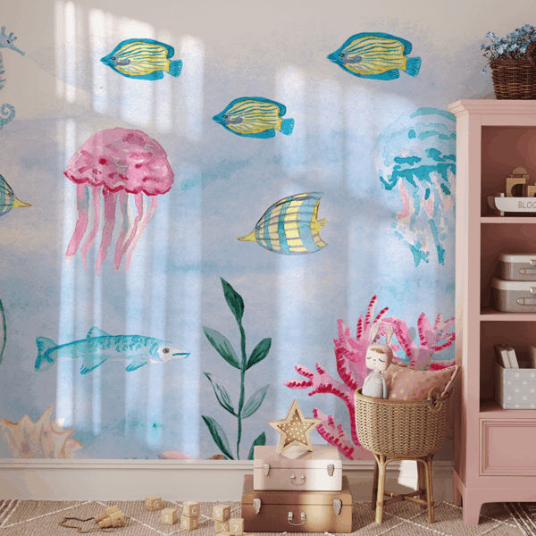 Fotobehang Onderwatersymfonie