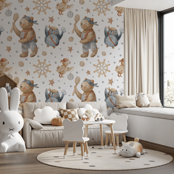 Fotobehang Bemanning van de Sea Pranksters