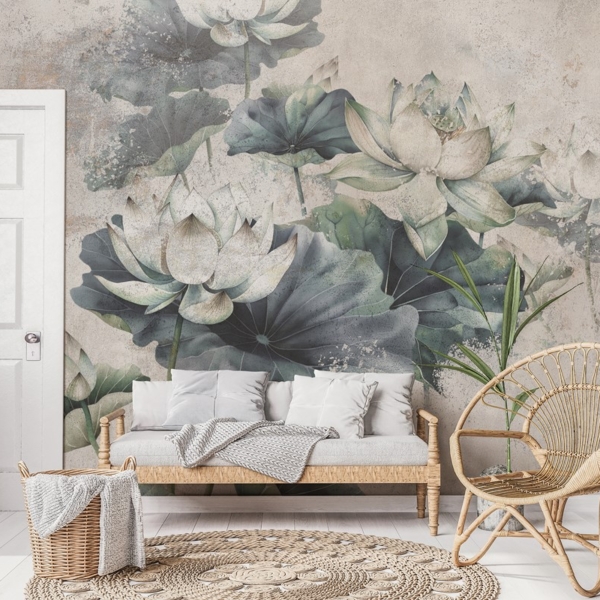 Fotobehang Waterlelies