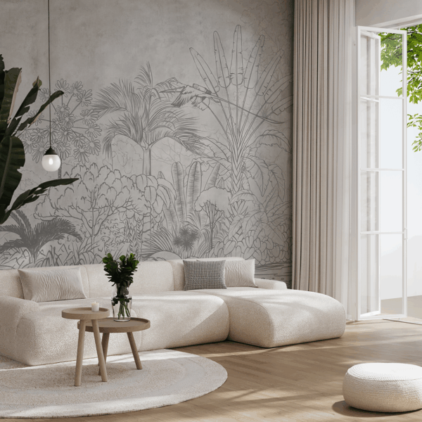 Fotobehang Prehistorische schets