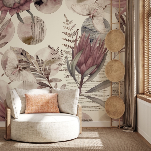 Fotobehang Botanische Melodie